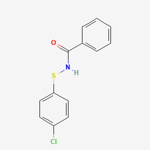 molecular formula C13H10ClNOS B14125291 Benzamide, N-[(4-chlorophenyl)thio]- CAS No. 68556-47-8