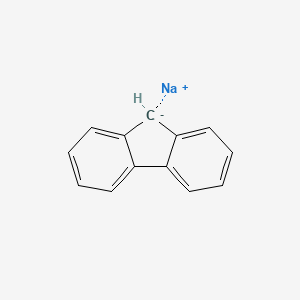 molecular formula C13H9Na B14125293 sodium;9H-fluoren-9-ide CAS No. 3531-83-7