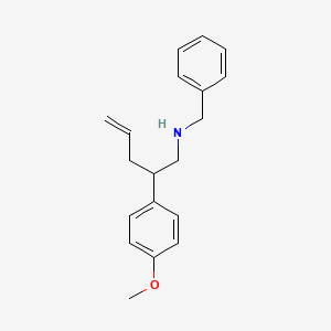 molecular formula C19H23NO B14125335 Benzyl[2-(4-methoxyphenyl)-4-pentenyl]amine 