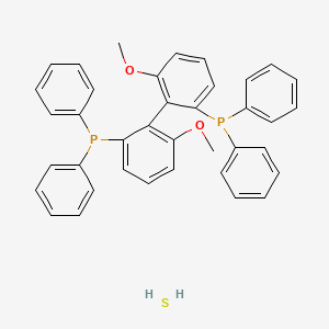 molecular formula C38H34O2P2S B14125422 S(-)-2 2-Bis-(diphenylphosphino)-6 6-dim 