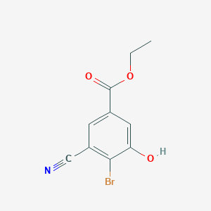 Ethyl 4-bromo-3-cyano-5-hydroxybenzoate