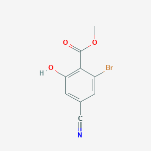 Methyl 2-bromo-4-cyano-6-hydroxybenzoate