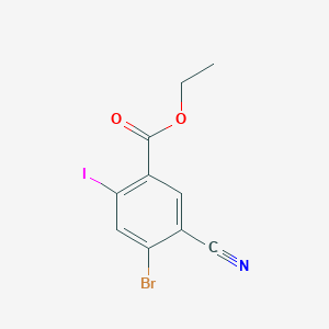 Ethyl 4-bromo-5-cyano-2-iodobenzoate