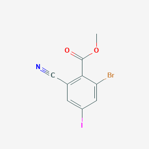 Methyl 2-bromo-6-cyano-4-iodobenzoate