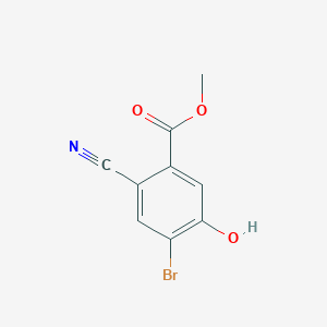 Methyl 4-bromo-2-cyano-5-hydroxybenzoate