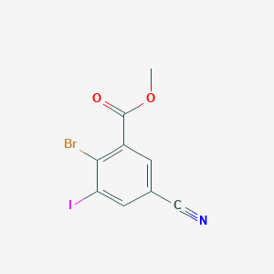 Methyl 2-bromo-5-cyano-3-iodobenzoate