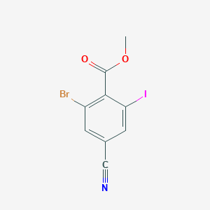 Methyl 2-bromo-4-cyano-6-iodobenzoate