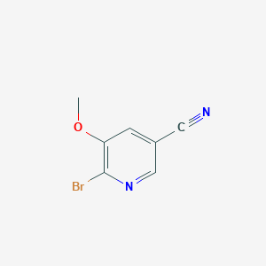 molecular formula C7H5BrN2O B1412582 6-Bromo-5-methoxynicotinonitrile CAS No. 1807028-30-3