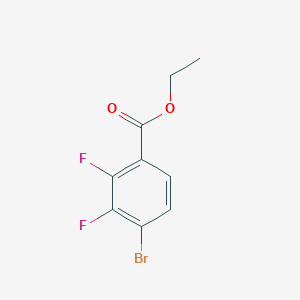 molecular formula C9H7BrF2O2 B1412584 Ethyl 4-bromo-2,3-difluorobenzoate CAS No. 1807026-17-0