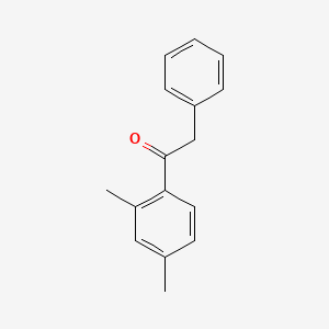 molecular formula C16H16O B14125905 Benzyl 2,4-dimethylphenyl ketone CAS No. 3843-88-7