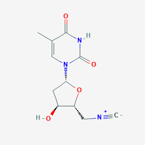 molecular formula C11H13N3O4 B141260 5'-Isocyano-5'-deoxythymidine CAS No. 132101-22-5