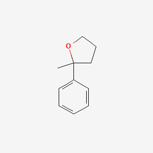 molecular formula C11H14O B14126318 2-Methyl-2-phenyloxolane 