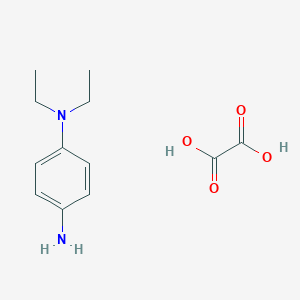 molecular formula C12H18N2O4 B141270 1,4-苯二胺，N,N-二乙基，乙二酸酯 CAS No. 142439-89-2
