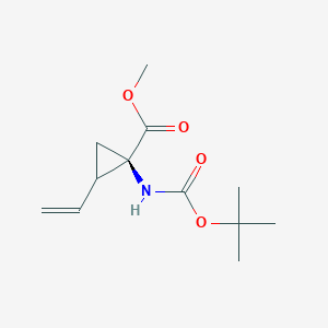 molecular formula C12H19NO4 B14127093 Methyl ester, (1r,2s)- 