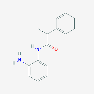 molecular formula C15H16N2O B14127250 N-(2-Aminophenyl)-2-phenylpropionamide 