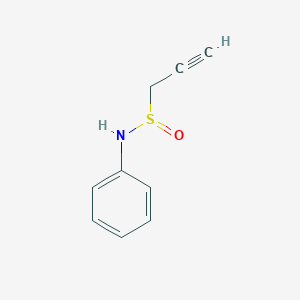molecular formula C9H9NOS B14127275 N-Phenylprop-2-yne-1-sulfinamide CAS No. 88861-15-8