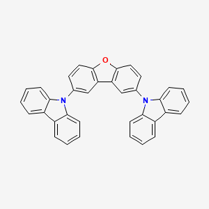 molecular formula C36H22N2O B14127401 2,8-Di(9H-carbazol-9-yl)dibenzo[b,d]furan 