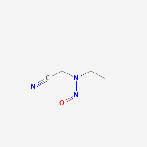 molecular formula C5H9N3O B14127441 N-(Cyanomethyl)-N-propan-2-ylnitrous amide CAS No. 3422-14-8