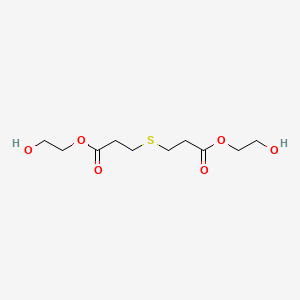 molecular formula C10H18O6S B14127490 Bis(2-hydroxyethyl) 3,3'-sulfanediyldipropanoate CAS No. 3789-39-7