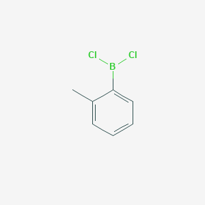 molecular formula C7H7BCl2 B14127540 Dichloro(2-methylphenyl)borane CAS No. 4250-48-0