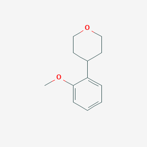 molecular formula C12H16O2 B14127602 4-(2-methoxyphenyl)tetrahydro-2H-pyran 
