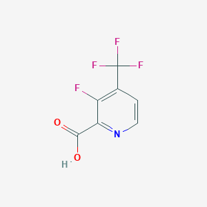 molecular formula C7H3F4NO2 B1412764 3-Fluoro-4-(trifluoromethyl)pyridine-2-carboxylic acid CAS No. 1806385-89-6