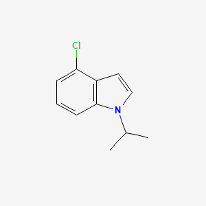 molecular formula C11H12ClN B14127677 4-Chloro-1-isopropyl-1H-indole 