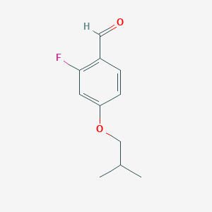 molecular formula C11H13FO2 B1412770 2-Fluoro-4-isobutoxybenzaldehyde CAS No. 1997067-58-9