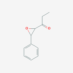 molecular formula C11H12O2 B14127706 1-(3-Phenyloxiran-2-yl)propan-1-one CAS No. 4404-99-3