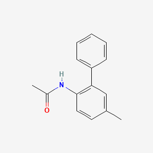 molecular formula C15H15NO B14127712 2-Acetamino-5-methylbiphenyl 