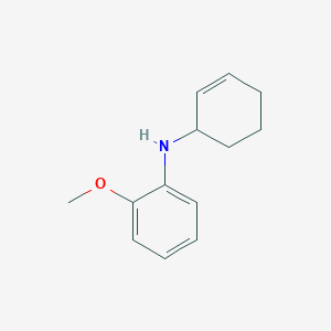 molecular formula C13H17NO B14127728 N-(cyclohex-2-en-1-yl)-2-methoxyaniline 