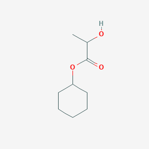 molecular formula C9H16O3 B14127763 Lactic acid, cyclohexyl ester CAS No. 68791-95-7