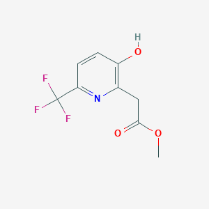 Methyl 3-hydroxy-6-(trifluoromethyl)-pyridine-2-acetate