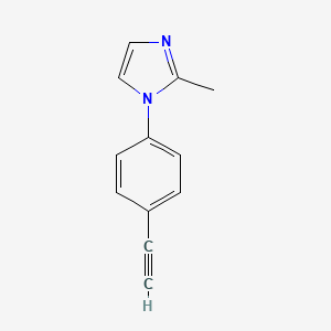 1-(4-Ethynylphenyl)-2-methyl-1H-imidazole