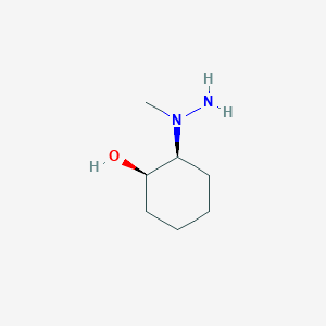 (1R,2S)-2-[Amino(methyl)amino]cyclohexan-1-ol
