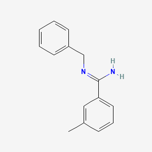 molecular formula C15H16N2 B14127830 N-Benzyl-3-methylbenzenecarboximidamide 