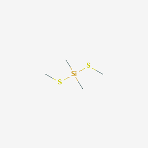 molecular formula C4H12S2Si B14127841 Dimethyl[bis(methylsulfanyl)]silane CAS No. 3860-91-1