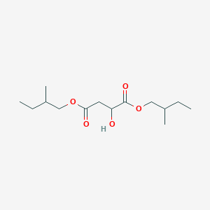 molecular formula C14H26O5 B14127846 Di-(2-methylbutyl)-DL-malate CAS No. 253596-99-5