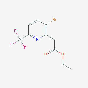 Ethyl 3-bromo-6-(trifluoromethyl)pyridine-2-acetate