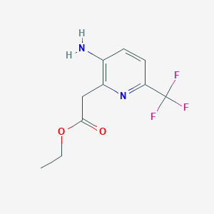 Ethyl 3-amino-6-(trifluoromethyl)pyridine-2-acetate