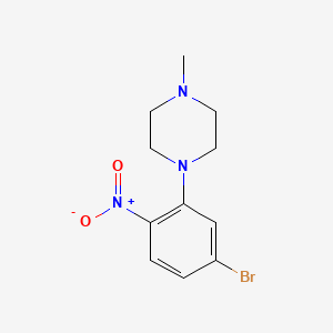 1-(5-Bromo-2-nitrophenyl)-4-methylpiperazine