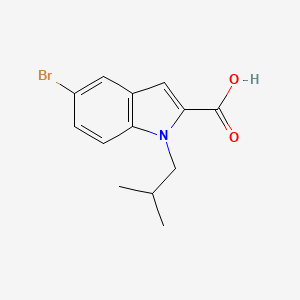 5-Bromo-1-isobutyl-1H-indole-2-carboxylic acid
