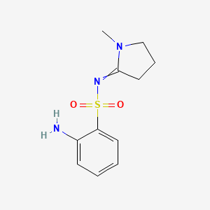 2-Amino-N-(1-methylpyrrolidin-2-ylidene)benzenesulfonamide