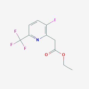 Ethyl 3-iodo-6-(trifluoromethyl)pyridine-2-acetate