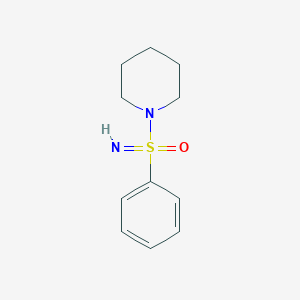 molecular formula C11H16N2OS B14127977 1-(Phenylsulfonimidoyl)piperidine 