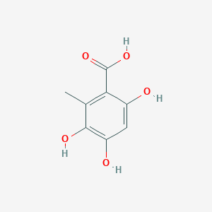 molecular formula C8H8O5 B14127980 3,4,6-Trihydroxy-2-methylbenzoic acid CAS No. 27613-31-6