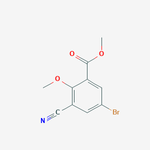 Methyl 5-bromo-3-cyano-2-methoxybenzoate