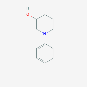 molecular formula C12H17NO B14128062 N-p-Tolylpiperidin-3-ol 