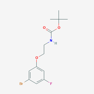 [2-(3-Bromo-5-fluorophenoxy)-ethyl]-carbamic acid tert-butyl ester