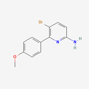 5-Bromo-6-(4-methoxy-phenyl)-pyridin-2-ylamine